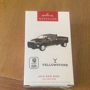 Hallmark Keepsake 2014 Ram 3500 Ornament - Brown and Black Yellowstone